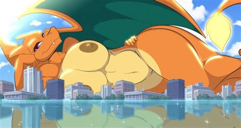 Agnph Gallery Anthro Big Breasts Breasts Charizard Female