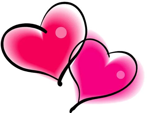 Double Pink Heart Png