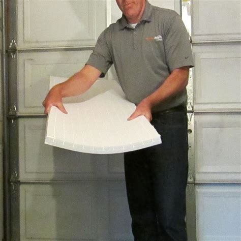 If you need a double garage door, the typical measurement is 16 ft. Foam Garage Door Kit (8 Panel) 7 ft. H x 8 ft. - 9 ft ...