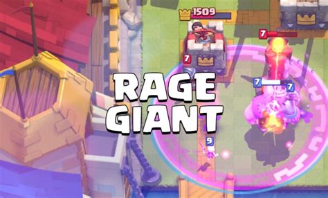 Best Rage Spell Deck Raging Giant Clash Royale Arena