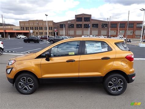 Luxe Yellow 2021 Ford Ecosport S 4wd Exterior Photo 143169501