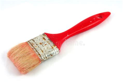 Red Paintbrush Stock Photo Image Of Isolated Used Paintbrush 2291632
