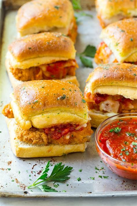 The chicken tenders can be breaded and refrigerated up to 8 hours i don't even bother to order chicken parm from a menu anymore, as i feel like i can make a better version. Chicken Parmesan Sliders - Dinner at the Zoo