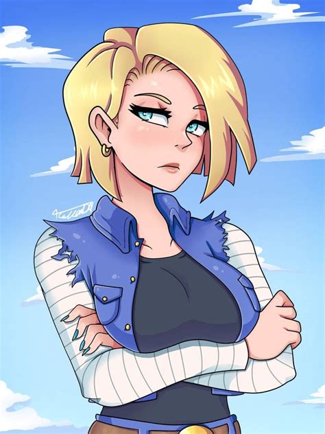 Android 18 By Tcullenda On Deviantart