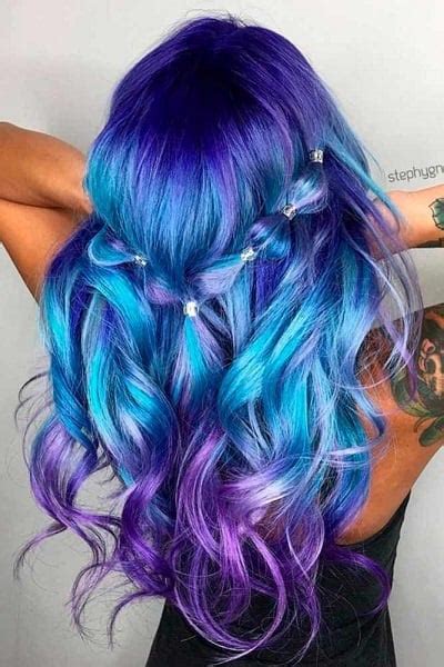 44 Incredible Blue And Purple Hair Ideas That Will Blow Your Mind Hair
