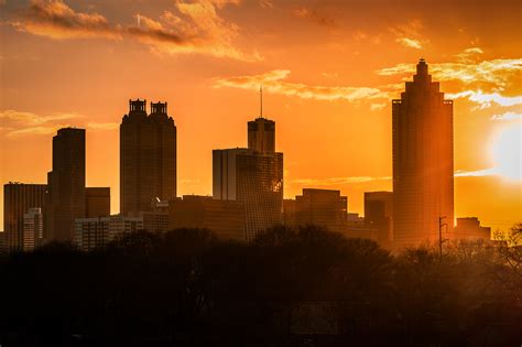 Atlanta Skyline Behance