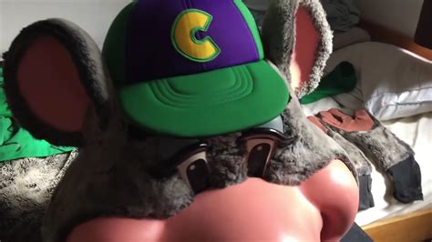Up Close With Chuck E Cheese Avenger Walkaround Costume Youtube