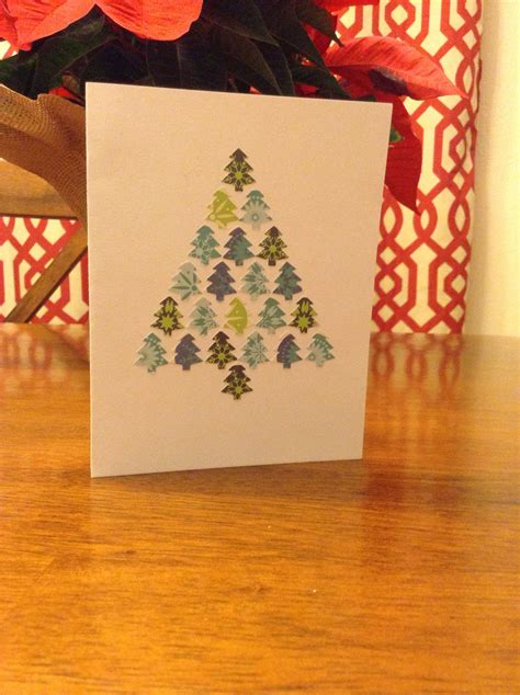 Trees Christmas Card Christmas Cards Cards Handmade Cards