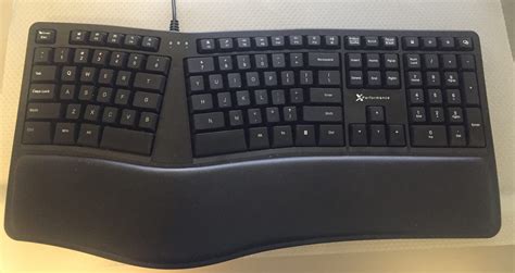 9mo Finance X9 Performance Ergonomic Keyboard Wired With Cushioned