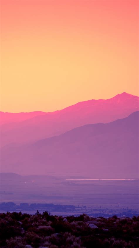 Pink Sky Wallpaper 4k Scenery Sunset Gradient