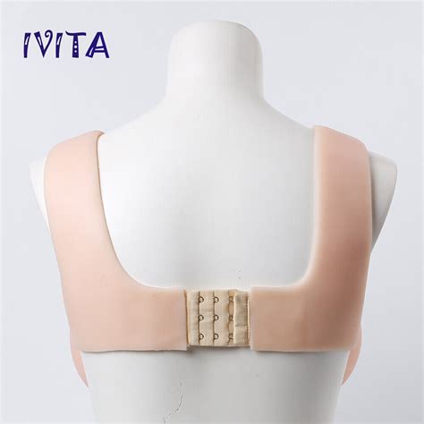Ivita H Cup Big Boobs Silicone Breast Form Vest Style Transgender Fake Boobs Ebay