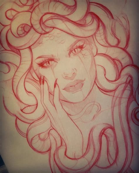 Lady Medusa By Sanitrance Medusa Tattoo Design Medusa Tattoo Medusa Drawing Kulturaupice