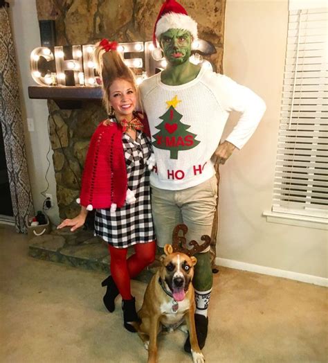 The Grinch Costume And Cindy Lou Who Costume Diy Grinch