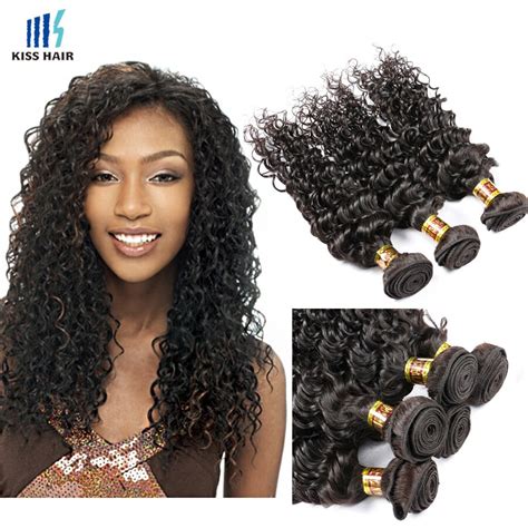 3 Bundles Malaysian Curly Hair Deep Wave 7a Unprocessed Malaysian