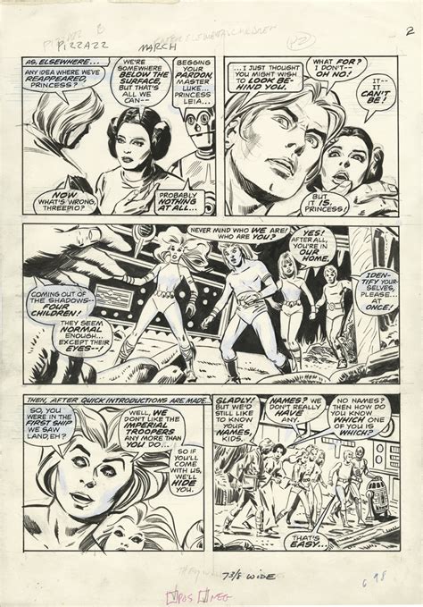 Howard Chaykin And Tony Dezuniga Star Wars Pizzazz No 6 Page 35 In Wade Lageose S Pizzazz