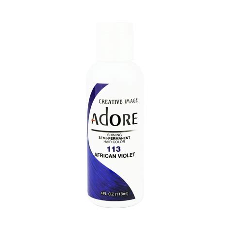 For a vibrant, shining colour that. Creative Image Adore Shining Semi-Permanent Hair Color 113 ...