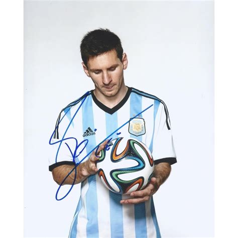 Autographe Lionel Messi
