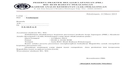 5 contoh surat undangan yang baik dan benar. Contoh Surat Panggilan Dinas
