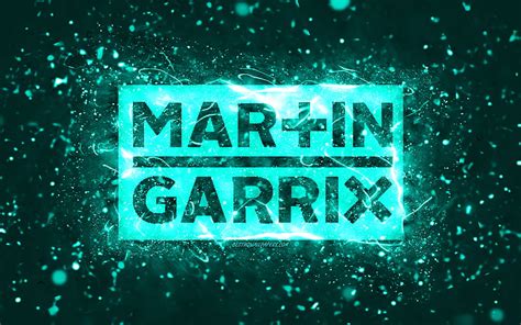 Martin Garrix Turquoise Logo Dutch Djs Turquoise Neon Lights
