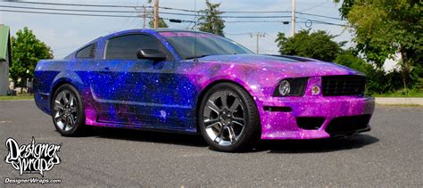 The Galaxy Saleen Ford Mustang We Wrapped Custom Galaxy Print All