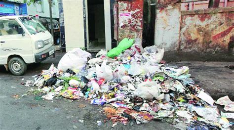 as garbage bins spill over parties hunt for answers pune news the indian express