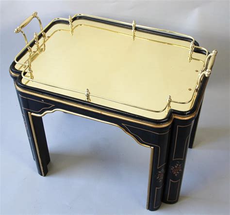 Vintage brass tray, painted handled tray, brass decor, coffee table tray, mantle, brass candleholder, dining and serving retrovinevintage 5 out of 5 stars (293) $ 20.00. Midcentury Chinoiserie Rectangular Brass Tray Coffee Table ...