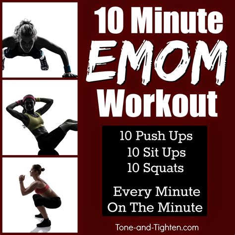 10 Minute Emom Workout Shred It At Home With No