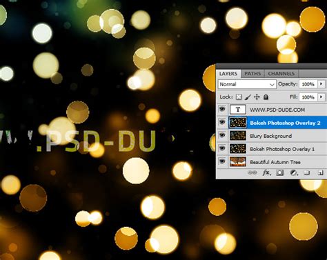 How To Add Bokeh Effect In Photoshop Photoshop Tutorial Psddude