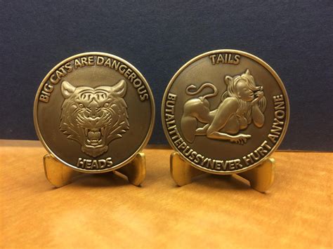 Head And Tails 4 Challenge Coin Cartouche And Coin Shop