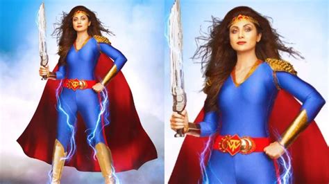 Shilpa Shetty Returns To Social Media As A Superwoman Her First Look From Nikamma Trailer Out