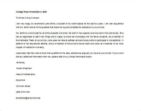Students invited to the waitlist will see their invitation on myuw. 6+ Student Recommendation Letter Templates | Free Word ...