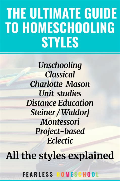The Ultimate Guide To Homeschooling Styles Homeschool Teaching