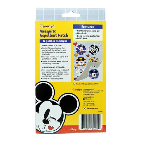Find here online price details of companies selling mosquito repellent patch. Caredyn Disney Mickey Thing Mosquito Repellent Patch 12s ...