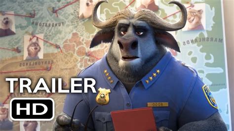 Zootopia Official Trailer 2 2016 Jason Bateman Disney Animated Movie