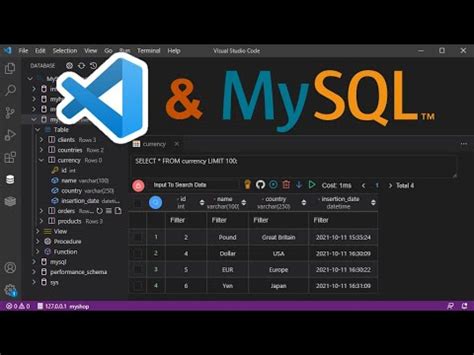 Connect To Mysql Database And Run Sql Queries Using Visual Studio Code My Xxx Hot Girl