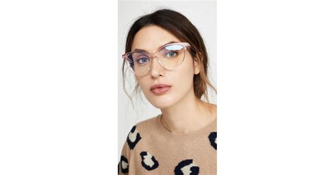 quay all nighter blue light glasses in pink lyst