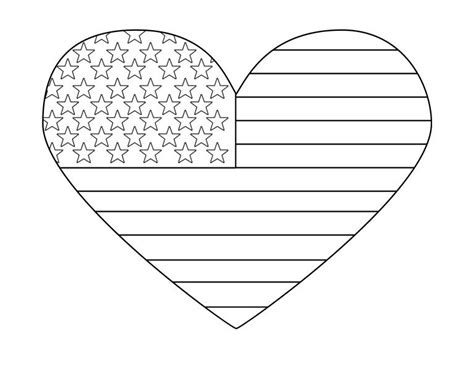 To download our free coloring pages, click on the words describing the flag you'd like to color. Free Printable 4th of July Coloring Pages | Heart coloring ...