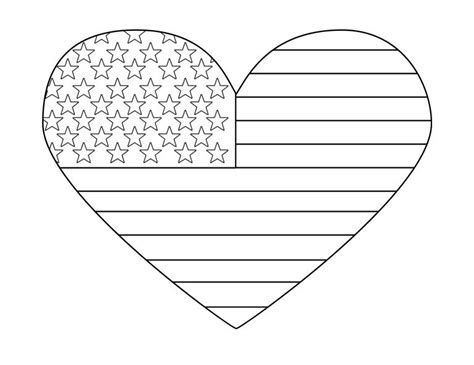 Download all the pages and create your own coloring book! Free Printable 4th of July Coloring Pages | Heart coloring ...