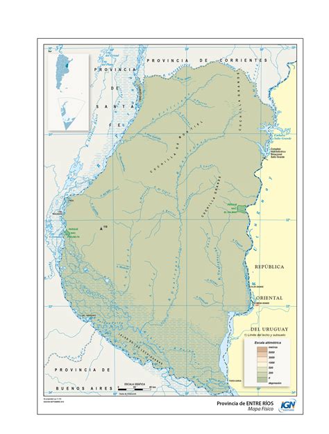 Mapas De La Provincia De Entre Ríos Epicentro Geográfico