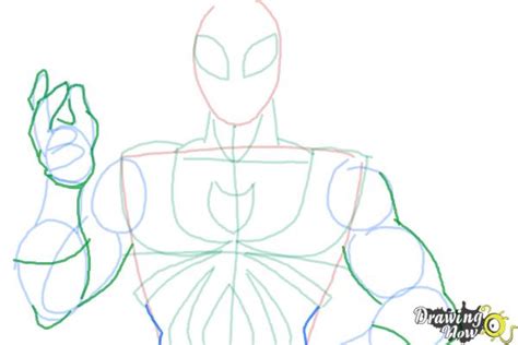 Learn how to draw the iron spider from spiderman far from home. How to Draw Iron Spider Armor - DrawingNow