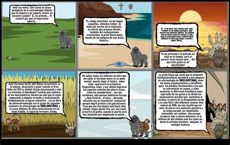 Portafolio I EvoluciÓn BiolÓgica Humana Storyboard