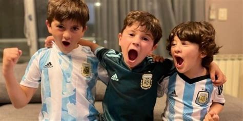 Así Celebraron Los Hijos De Lionel Messi Por El Título De Copa América