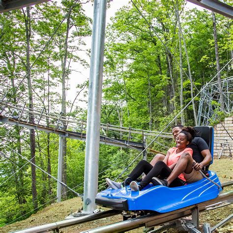 Ride The Mountain Coaster Ober Gatlinburg Gatlinburg Summer Fun