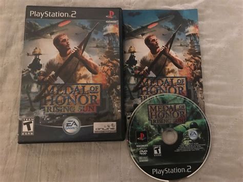 Medal Of Honor Rising Sun Sony Playstation 2 2003 Ps2 100 Complete