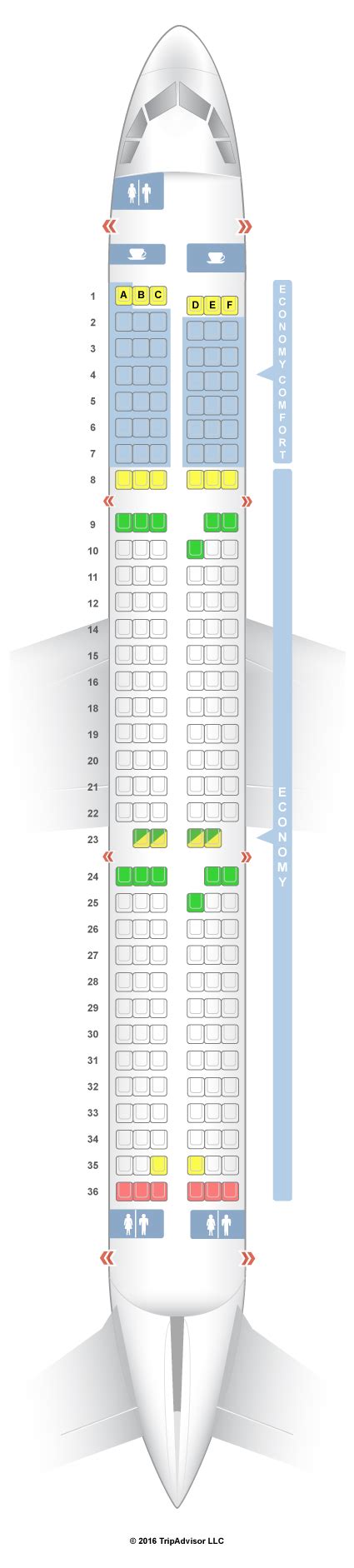 Seatguru Seat Map Alitalia Airbus A321 321 Layout 1