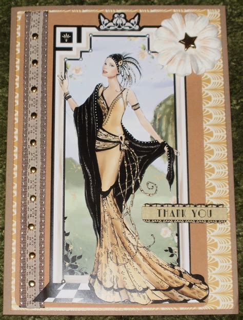 Little books 3 for 2. Kym's Crafty Cards: Thank You Art Deco Card