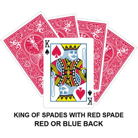 Check spelling or type a new query. King Of Spades With Red Spade Gaff Playing Card