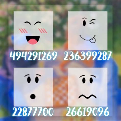 Face Codes For Roblox For Boys