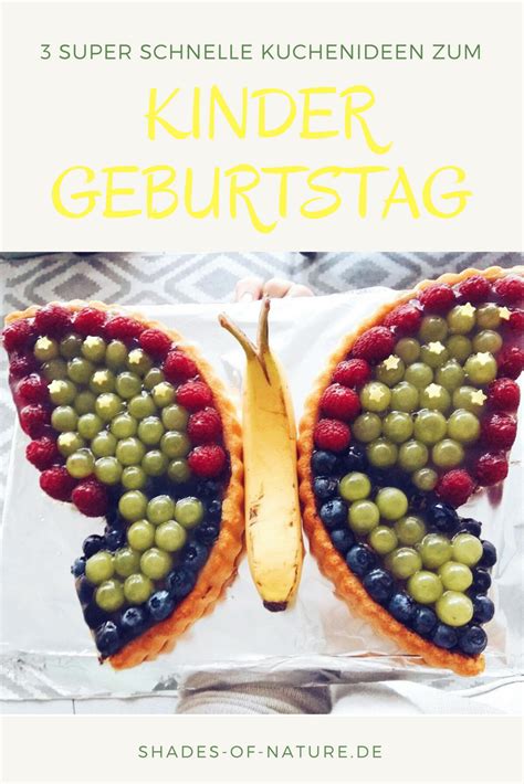 Drei super schnelle Kuchen zum 3. Kindergeburtstag ...
