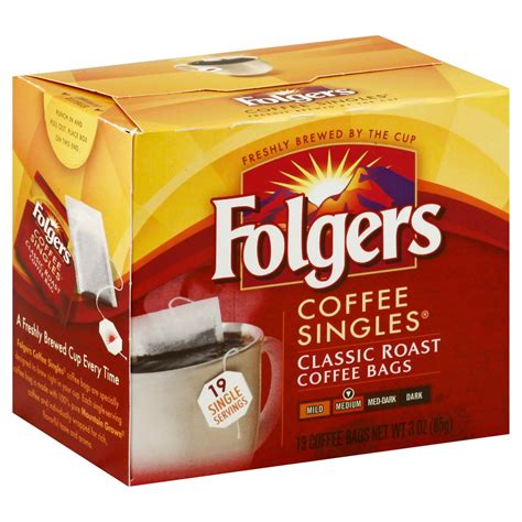 Folgers Classic Roast Singles Instant Coffee Shop Coffee At H E B